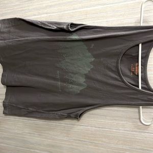 Grey tank top worn once